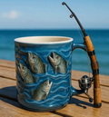 🎣【Akció】☕ Új, kreatív, horgászok számára tervezett, műgyantából készült horgász-bögre.