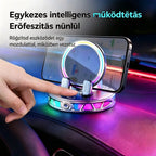 📱 RGB autós tartó automatikus rögzítéssel és 15 W-os vezeték nélküli töltéssel
