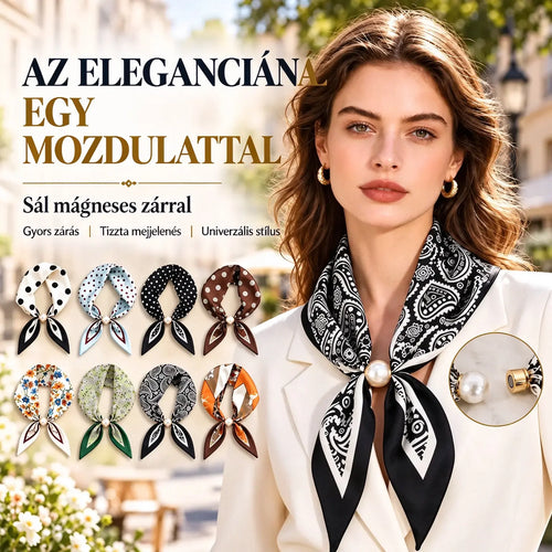 4 darabos, keskeny selyemsál-szett – elegancia és kifinomult stílus tavaszra és nyárra! Finom anyag és sokoldalú felhasználás – tökéletes választás nyakba, hajba vagy kézitáska-kiegészítőként!