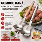 🍖 【2 részes készlet】304-es rozsdamentes acél húsgombóckészítő – ideális hús- és halgombócok formázásához, tökéletes otthoni használatra 🥄