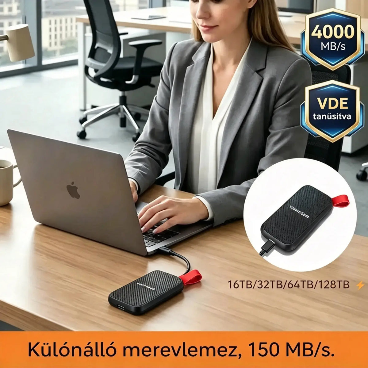 【32 TB】⚡Nagy sebességű hordozható SSD-k