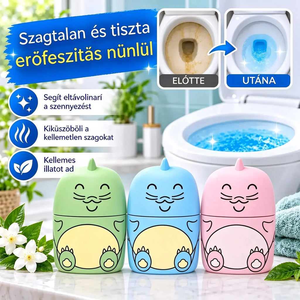 Szerezd meg a WC-tisztítót féláron! 💥 【3 darabos készlet】Egy-egy flakon 2000 öblítésre elegendő – búcsúzz el a kézi súrolástól. ❤