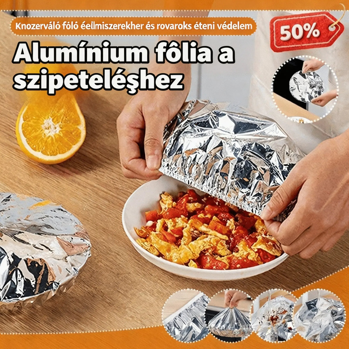 💥💥【100 darab】9000 Forint ⏰ Alumíniumfólia szigetelőborítás