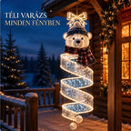 🎄 Spirál alakú LED-es függőlámpák karácsonyi varázslattal ✨
