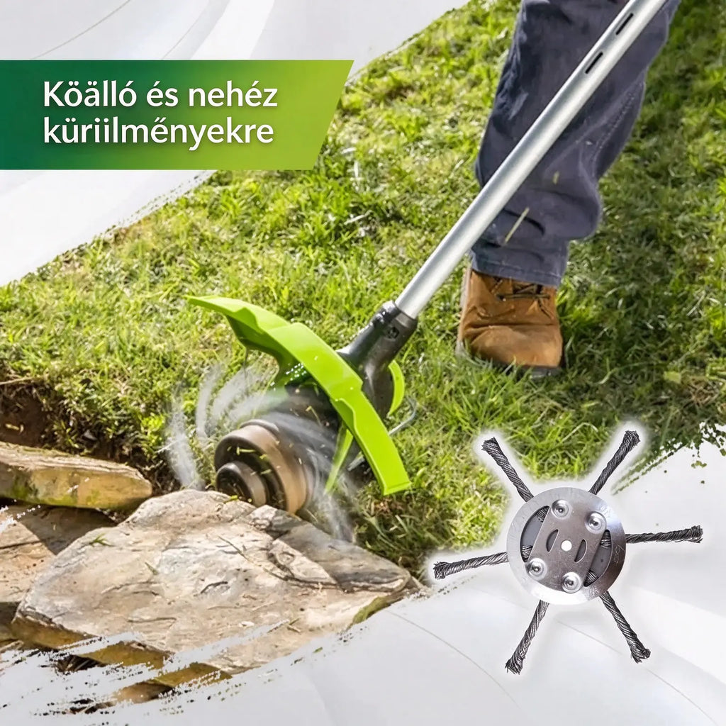 🔥✨【1-et vesz, 1-et kap ajándékba: 2 darab】🔥 Cserepenge fűnyíróhoz / bozótvágóhoz – Acél fűvágó penge 🌿✂️⚙️