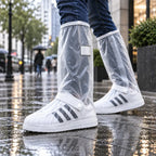 ☔ Tökéletes esővédelem! Magas szárú, vízálló cipővédők (40 cm magasak)! Vastagított, csúszásgátló talp · Tartós PVC anyag!