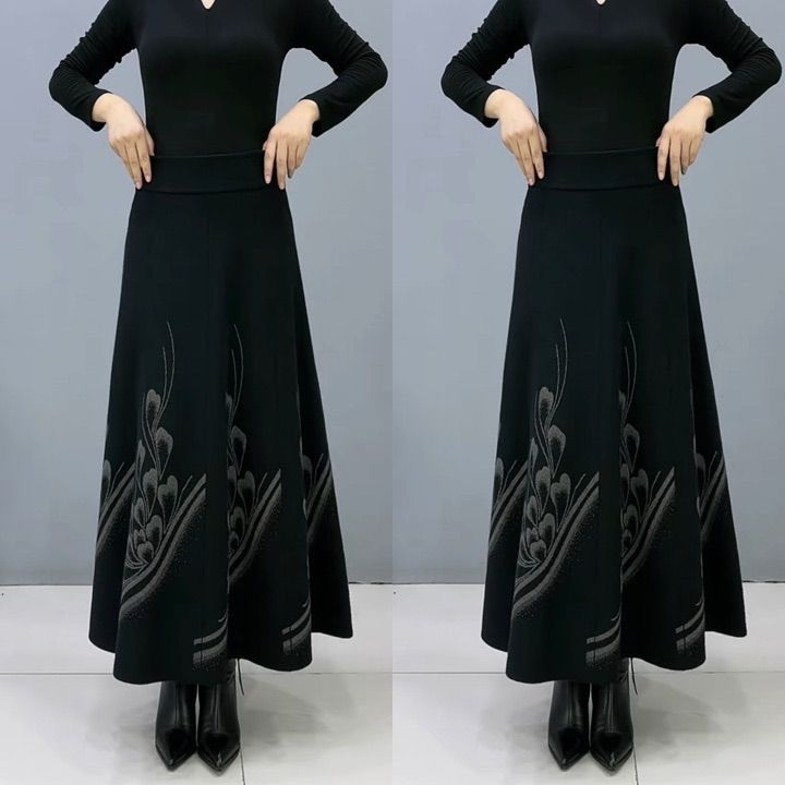 【S-3XL】Vastag gyapjúszoknya őszre és télre – stílusos és sokoldalú