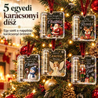 5 darabos csomag, ára 8500 Ft 🎄 Karácsonyi ajándékdoboz készpénzhez ✨ Karácsonyfadísz, amiben bankjegyek rejthetők – kreatív és meglepő ünnepi ajándék.