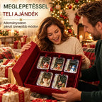 🔥5 darab 8000 Ft🎄 Karácsonyi pénzdísz ✨ Bankjegyeket rejtő karácsonyfadísz - kreatív és meglepő ünnepi ajándék.