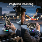 📱 RGB autós tartó automatikus rögzítéssel és 15 W-os vezeték nélküli töltéssel