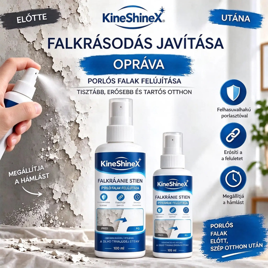 🏆100 ml + 50 ml (2 flakon) 💥 Folyékony faljavító és -szilárdító szer – Egyetlen termékben ötvözi a hézagkitöltés, a tömítés és a megerősítés funkcióit.