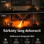 🐉🔥 Korlátozott ideig 50% kedvezmény! Sárkányláng-dekoráció: élethű lángeffektus, selymes tapintású PLA-szál. Kihagyhatatlan darab a Halloween-dekorációhoz! Rendelj legalább 2 darabot, és élvezd a kedvezményt! 🎃🌙✨