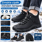 🔥🥾【39-44】Őszi és téli férfi vastagított bársony meleg csizma Valódi bőr magas sarkú csizma