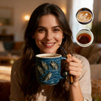 🎣【Akció】☕ Új, kreatív, horgászok számára tervezett, műgyantából készült horgász-bögre.