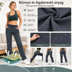⏳ Korlátozott ideig tartó ajánlat 🔥 Női, egyenes szabású cargo nadrág – Gumis derékrész; tökéletes munkához, utazáshoz és mindennapi viseletre 👖✨