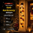 🎄🎃Utolsó nap! 🎅Élvezze a 49% kedvezményt a megvilágított karácsonyi ajtódíszekre!