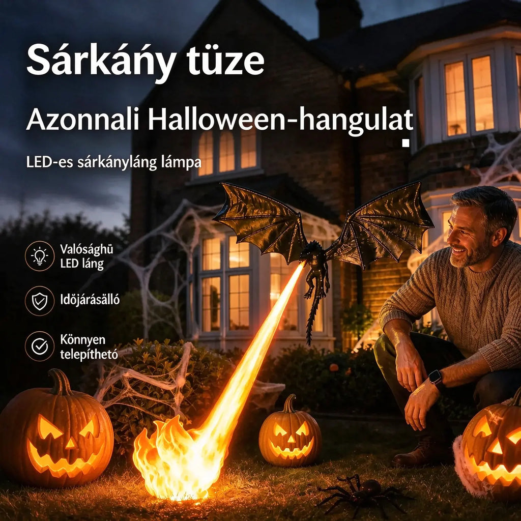🐉🔥 Korlátozott ideig 50% kedvezmény! Sárkányláng-dekoráció: élethű lángeffektus, selymes tapintású PLA-szál. Kihagyhatatlan darab a Halloween-dekorációhoz! Rendelj legalább 2 darabot, és élvezd a kedvezményt! 🎃🌙✨