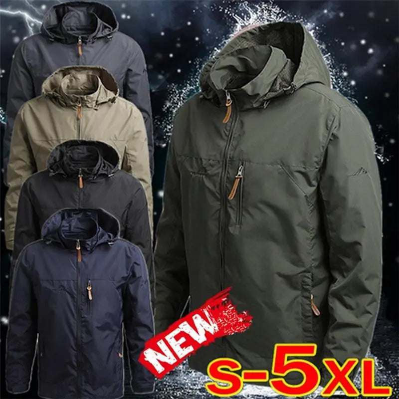 🔥【M-5XL】Laza szabású, kapucnis őszi-téli dzseki – minden méretben kapható