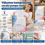 🧳 5 darabos szett mindössze 9500 Ft-ért 💨 Nagyméretű, összenyomható vákuumos tárolótasakok: Nincs szükség pumpára, szivárgásmentes és légmentes, ideális a poggyász és az otthoni tárolóhely megtakarítására ✈️